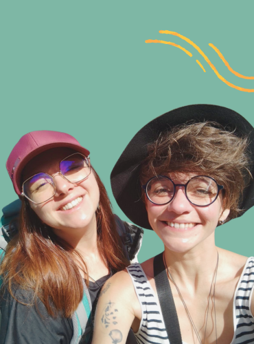 Mégane Clerget : accompagnante en hypnose et soin énergétique & Adina Guerry : accompagnante holistique de parcours de vie et Doula